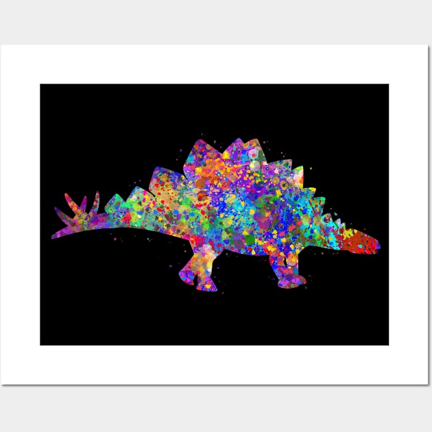 Stegosaurus dinosaur Wall Art by Yahya Art